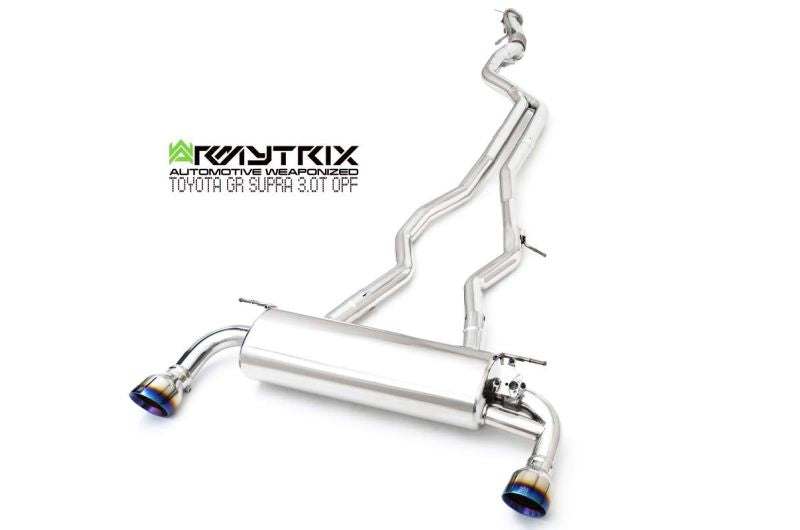 Armytrix Valvetronic Stainless Steel Cat-Back Exhaust System (OEM Valve Control) – Toyota GR Supra A90