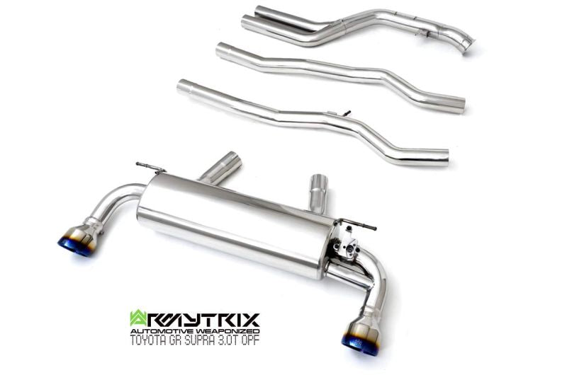 Armytrix Valvetronic Stainless Steel Cat-Back Exhaust System (OEM Valve Control) – Toyota GR Supra A90