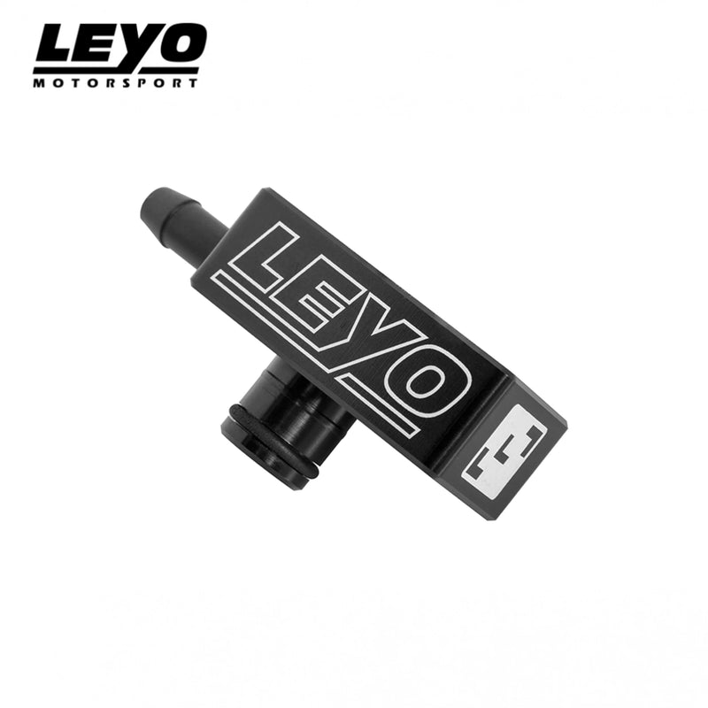 LEYO billet dual boost tap – black, laser-etched logo - LEYO