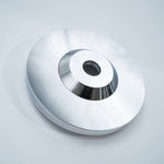 Suspension Secrets front spring cup, close-up of the billet cup and centre bore on white - Suspension Secrets Thumbnail