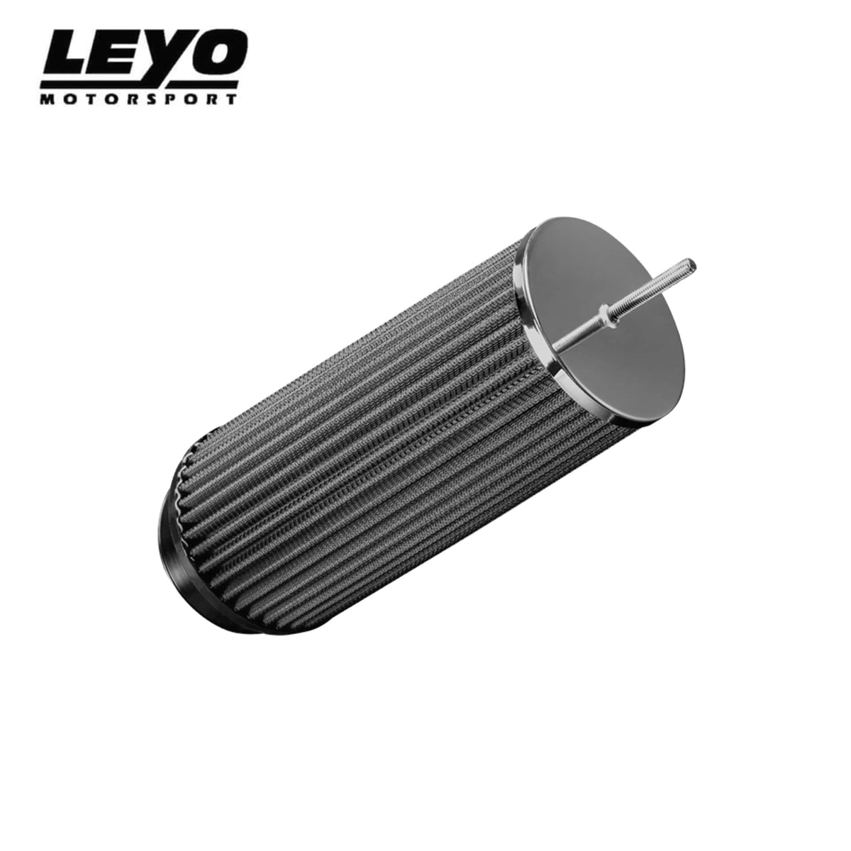 LEYO replacement air filter – Golf Mk7 1.4 TSI V2 intake – cylindrical filter side view