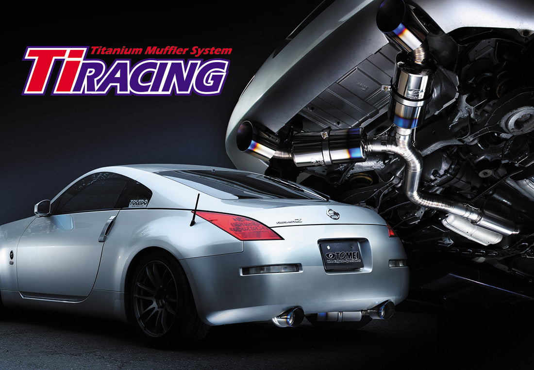 Tomei Ti RACING Titanium Muffler – Nissan 350Z (Z33)