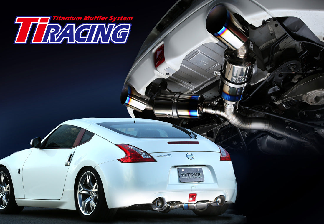 Tomei Ti RACING Titanium Muffler – Nissan 370Z (Z34)